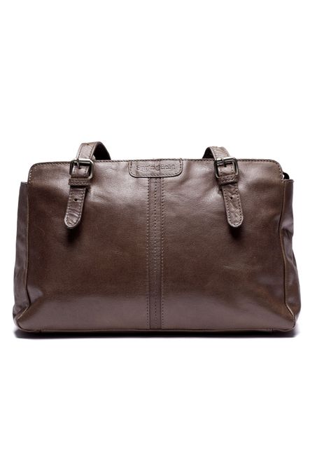 Huvudbild Springfield Handväska skinn mörkbrun