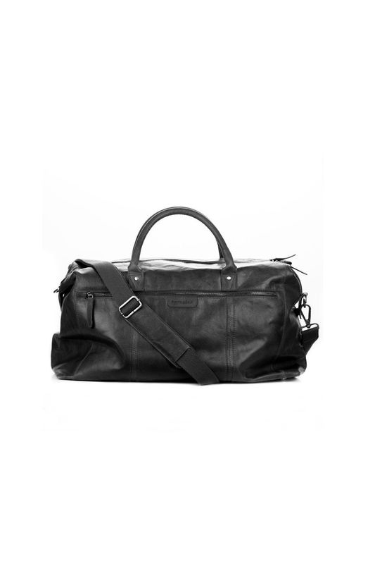 Springfield weekendbag skinn svart