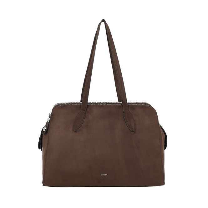 Huvudbild Ulrika Desigen Tote Suede mörkbrun