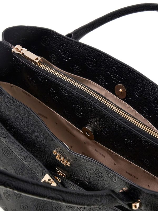 Guess Handbag Ella Logo svart