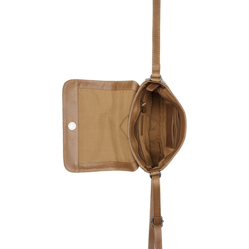 Burkely Crossbody flap cognac