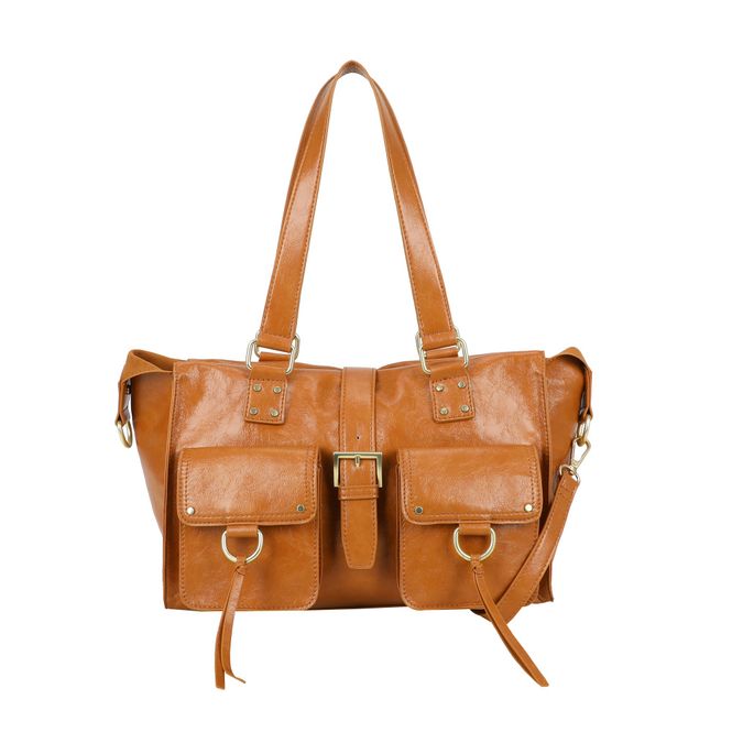 Huvudbild Ulrika Design Handväska Shine cognac