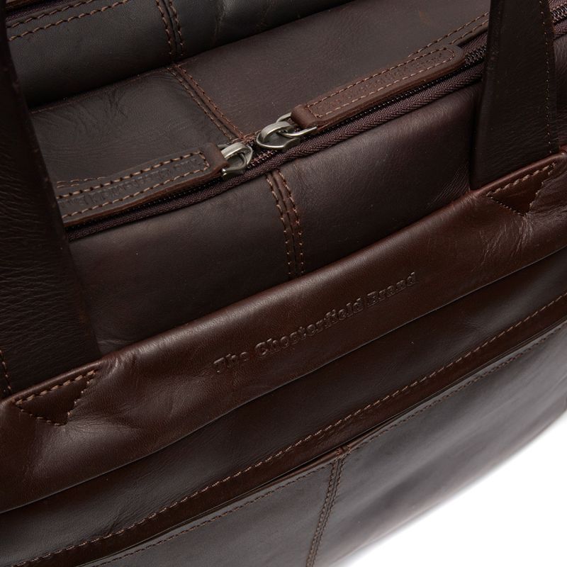 The Chesterfield Brand datorväska Ryan - Brun